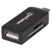 ADAPTADOR MANHATTAN OTG MICRO USB 2.0 A USB 2.0P/SMARTPHONES Y TABLET ANDROID 3.1 Y POSTERIORES CO