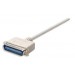 CABLE IMPRESORA MANHATTAN DB25 A CENTRONICS 36 1.8M  MACHO-MACHO