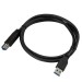 CABLE CERTIFICADO 1M USB 3.0 SUPER SPEED SS USB B MACHO A USB A MACHO ADAPTADOR PARA ESCANER IMPRESORA - NEGRO - STARTECH.COM MOD. USB3CAB1M