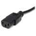 CABLE DE CORRIENTE DE 3M ESTANDAR DE ALIMENTACION PARA COMPUTADORA - 18 AWG - NEMA5-15P A C13 - 10A 125V - STARTECH.COM MOD. PXT101_10
