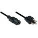 CABLE ALIMENTACION CORRIENTE MANHATTAN 1.8M C13 MONITOR PROYECTOR CPU