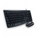 TECLADO/MOUSE LOGITECH MK200 NEGRO ALAMBRICOS MULTIMEDIA/OPTICO USB PC