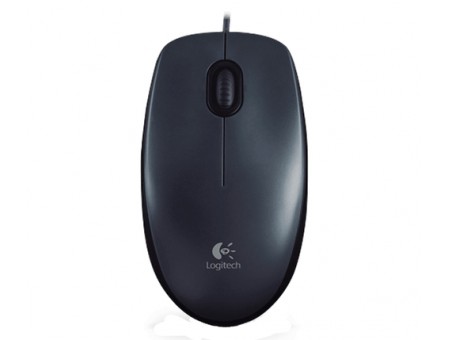 Mouse Logitech M Negro Optico Alambrico Usb Pc Mac