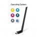 TARJETA DE RED | TP-LINK | ARCHER T2U PLUS | USB | BANDA DUAL |  AC600 | 5GHZ 433MBPS 2.4GHZ 200MBPS | USB 2.0 | ANTENA EXTERNA 5DBI