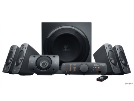 BOCINAS LOGITECH Z906 5.1 THX DOLBY DIGITAL 500 WATTS RMS PC/MAC/MP3/IPOD/DVD