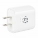 CARGADOR PARED,MANHATTAN,406291,  20W, USB-C PD (20W) Y USB-A QC (18W)